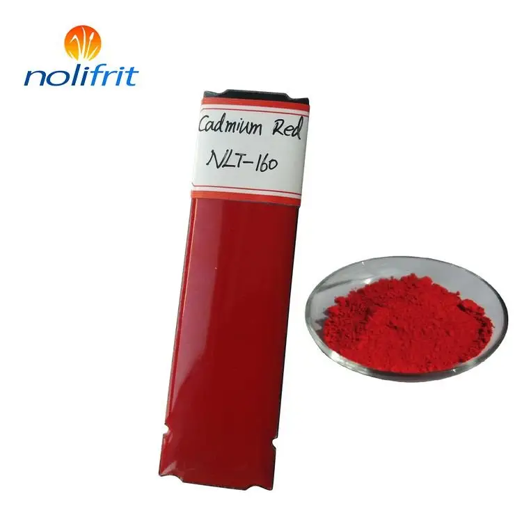 Caiji — Pigment rouge en Cadmium inorganique, sans échantillon, pour ustensiles de cuisine émaillé, 108 de haute qualité