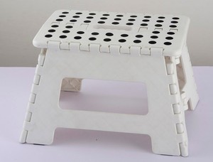 8.66 inç ev mutfak açık Mini kamp plastik çocuklar taşınabilir ayak Pp katlanır merdiven iskemle sandalye plastik katlanır tabure