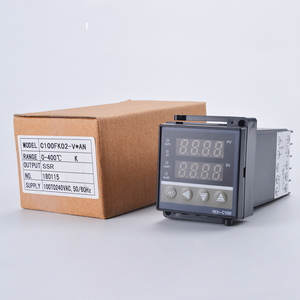 Digital PID <span class=keywords><strong>Temperature</strong></span> <span class=keywords><strong>Controller</strong></span> REX-C100 REX C100サーモスタットと40DA <span class=keywords><strong>SSR</strong></span> Relay K Thermocouple 1メートルProbe RKC <span class=keywords><strong>SSR</strong></span>-40DA