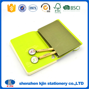 OEM logo duro della copertura A5 <span class=keywords><strong>notebook</strong></span> con cavo elastico per il regalo
