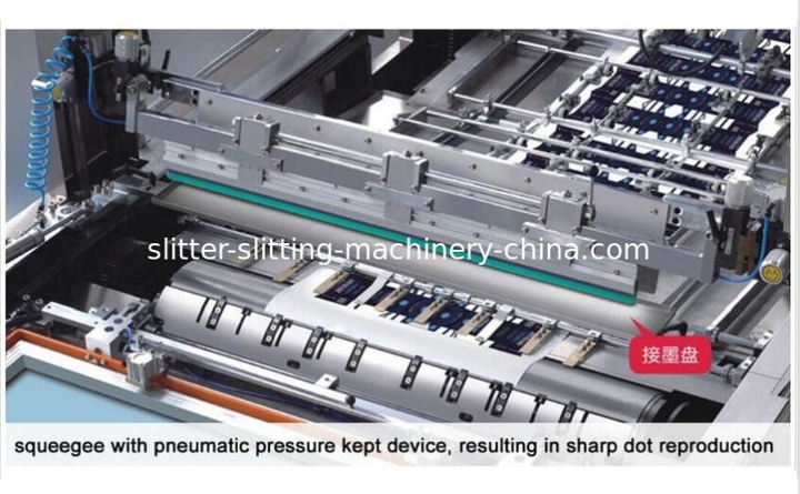 720A/800A/900A/1020A/1050A Full Automatic Stop Cylinder Screen Press Customer Factory in Australia for ad decal paper