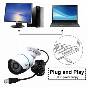 ELP Full HD 1080P 2.0 megapiksel USB su geçirmez açık ev güvenlik kamerası CCTV gece görüş kamerası - Product Image 3