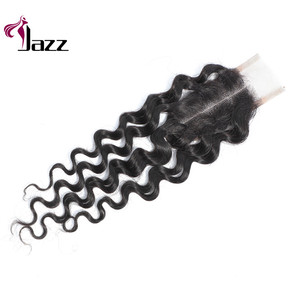 Brezilyalı bakire Remy İnsan saç 3 demetleri ile 2X4 dantel kapatma peruk kap 5 parça Set - Product Image 6