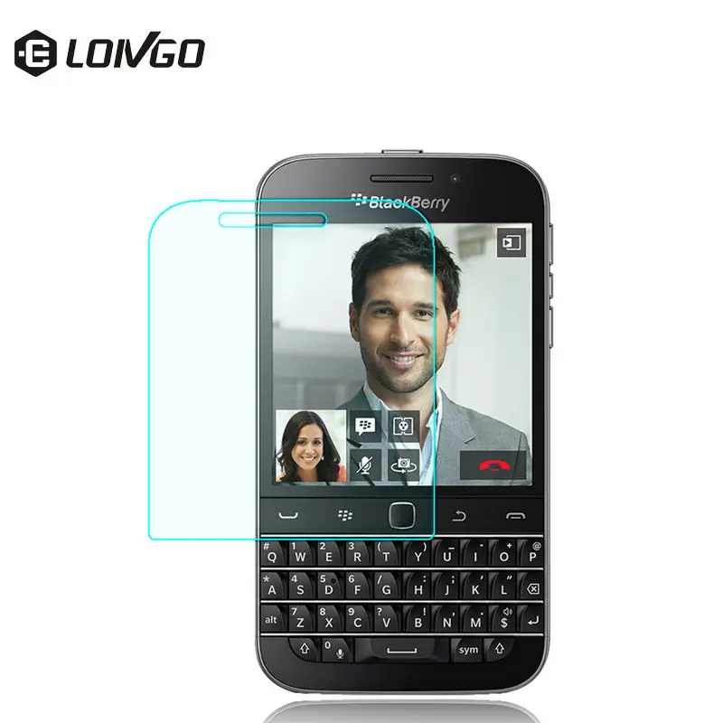 Premium gehard screen protector gehard glas voor blackberry Q20