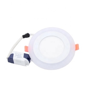 <span class=keywords><strong>6W</strong></span> מפעל כפול צבע עגול & כיכר Slim שקוע <span class=keywords><strong>LED</strong></span> פנל אור תקרת אור downlight