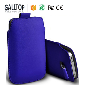 通用皮革修身拉片翻盖袋袖子钱包手机保护套适用于各种手机 - Product Image 6