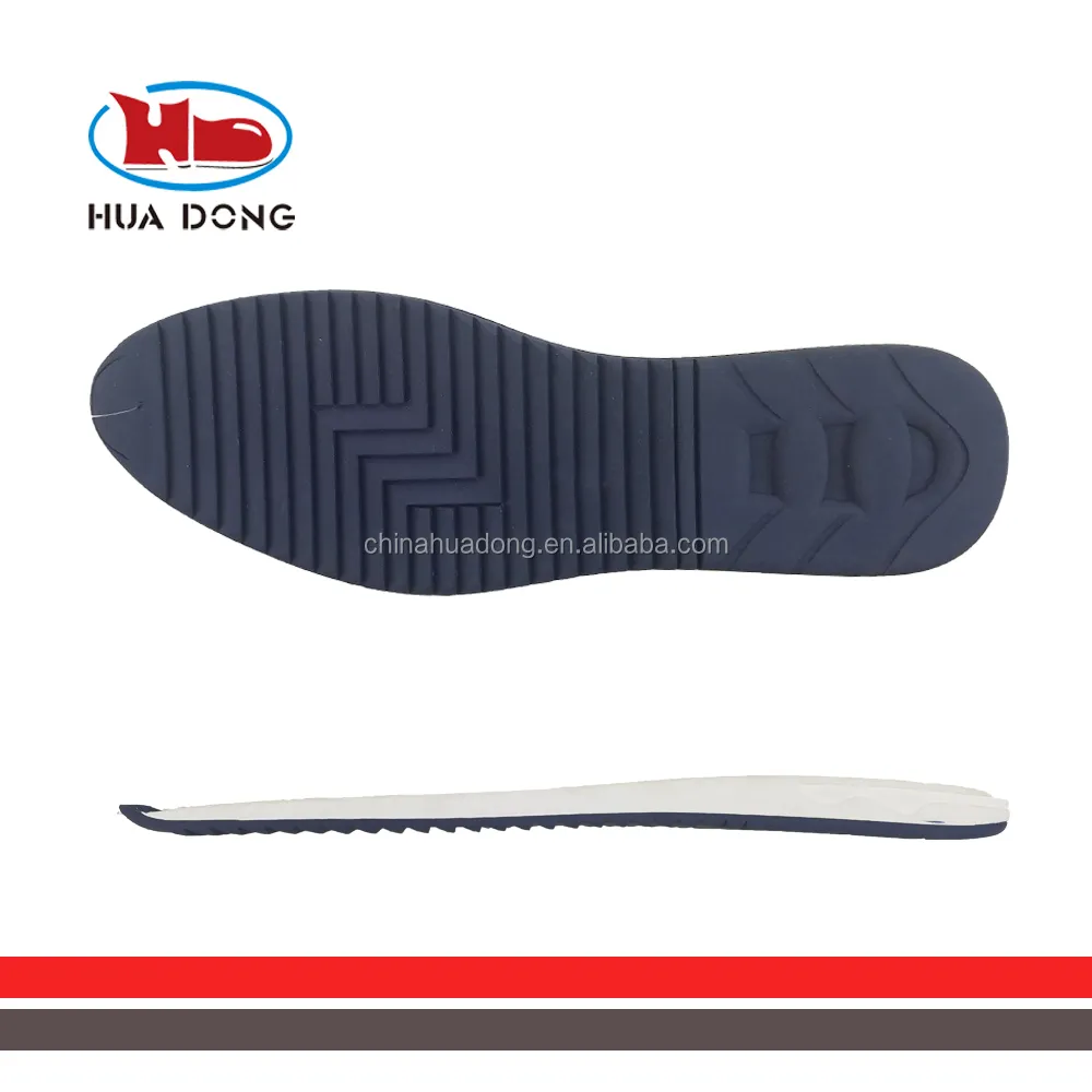 Huadong — semelles en feuille de caoutchouc, nouveau modèle, original, pour chaussures à la mode avec décoration sur les coutures
