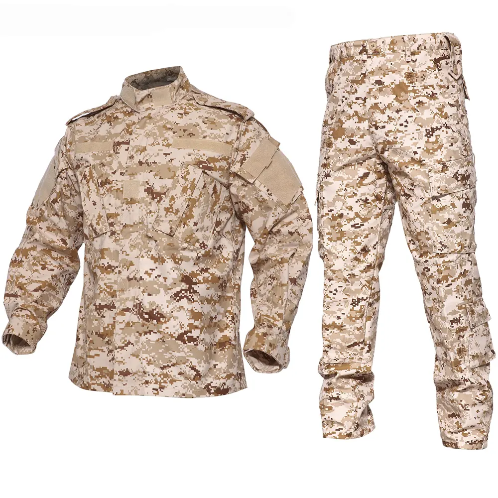Uniforme de camuflagem feita sob encomenda, uniforme tática de treino de capacidade bdu ao ar livre