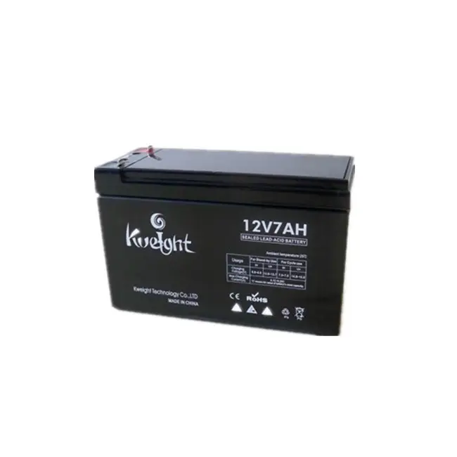 Baterai Sla AGM Isi Ulang MF, Baterai 12V 7AH Asam Timbal 7amp 12V 7Ah untuk Alarm Api Keamanan UPS Tol Listrik Harga Grosir