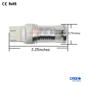 Yüksek Güç 7443 7444 T20 Switchback Beyaz Amber LED Ampuller w/Reflektör Ayna Tasarım Ön araba Dönüş sinyal ışıkları - Product Image 2
