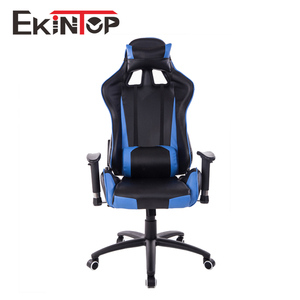 Ekintop custom racer碳纤维电脑汽车座椅stuhl办公游戏椅，带扬声器躺椅