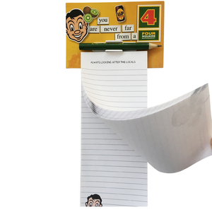 办公室学校个人用定制印刷磁性冰箱记事本自粘纸记事本批发礼品 - Product Image 1