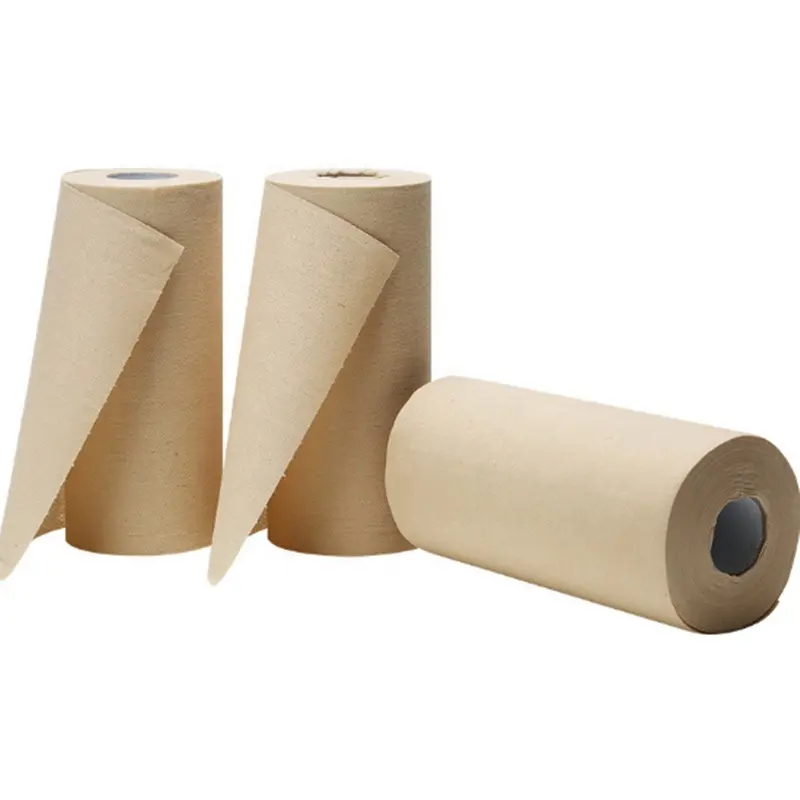 Toallas de papel de bambú ecológicas, rollo de toalla de bambú reutilizable, lavable a máquina, limpiador de cocina, bmboo