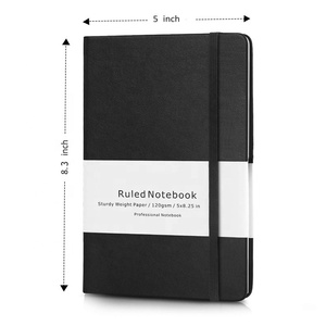 Diario per Notebook 5x7, copertina rigida rigata classica, carta Premium, morbida ecopelle PU - Product Image 6