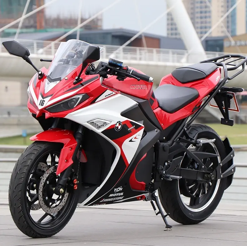 Fabrika toptan yeni model üzerinde R3 binmek 3000w 72v çift spor elektrikli motosiklet