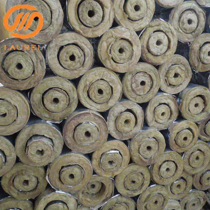 Rock wool pipe for Heat insulation of pipelines in electric power