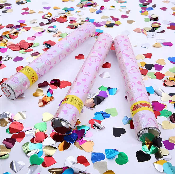 party supplies wedding decoration handheld compressed confetti cannon