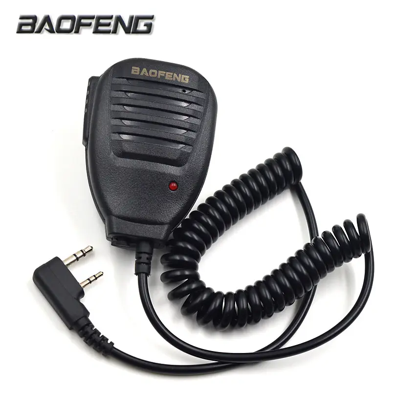 $TERM impacto baofeng walkie talkie micrófono Baofeng T-B6 Mic micrófono PTT para portátil Walkie Talkie accesorios UV-5R BF-888S BF-UV82