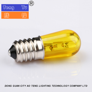 מכירה לוהטת ססגוניות <span class=keywords><strong>Led</strong></span> עמיד למים דקורטיבי אור הנורה E14 פפאיה הנורה 14V0.18W / 24V0.5WB19 חגיגי דקורטיבי הנורה