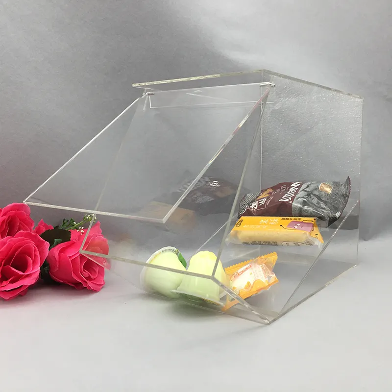 Прозрачная акриловая коробка-диспенсер для конфет оптом