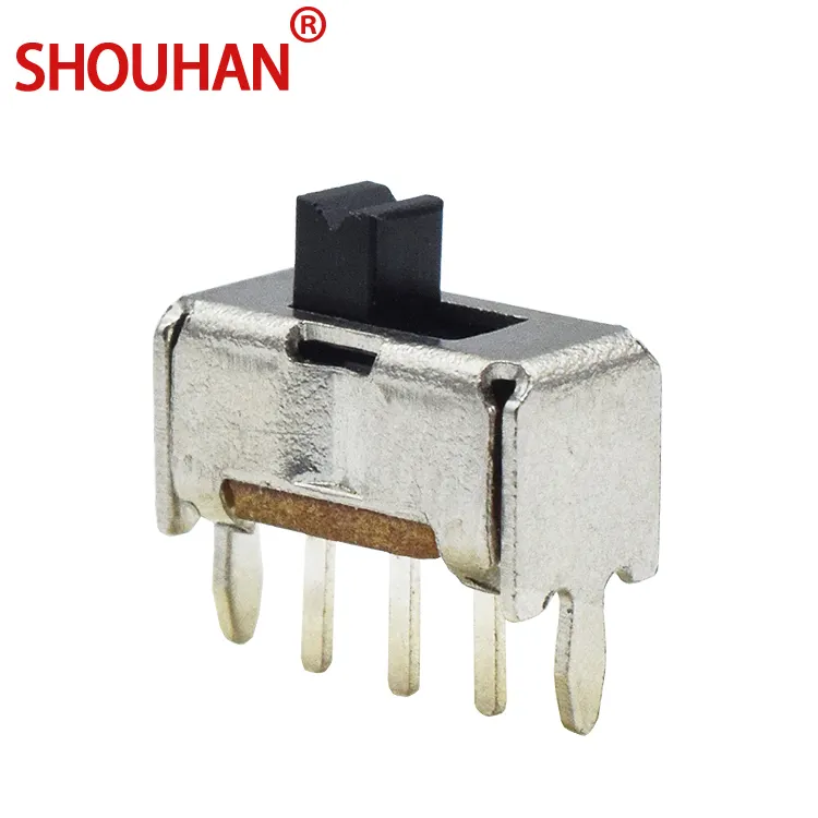 Slide Switch DIP right angle switch SS12D07 with two position 3 pin