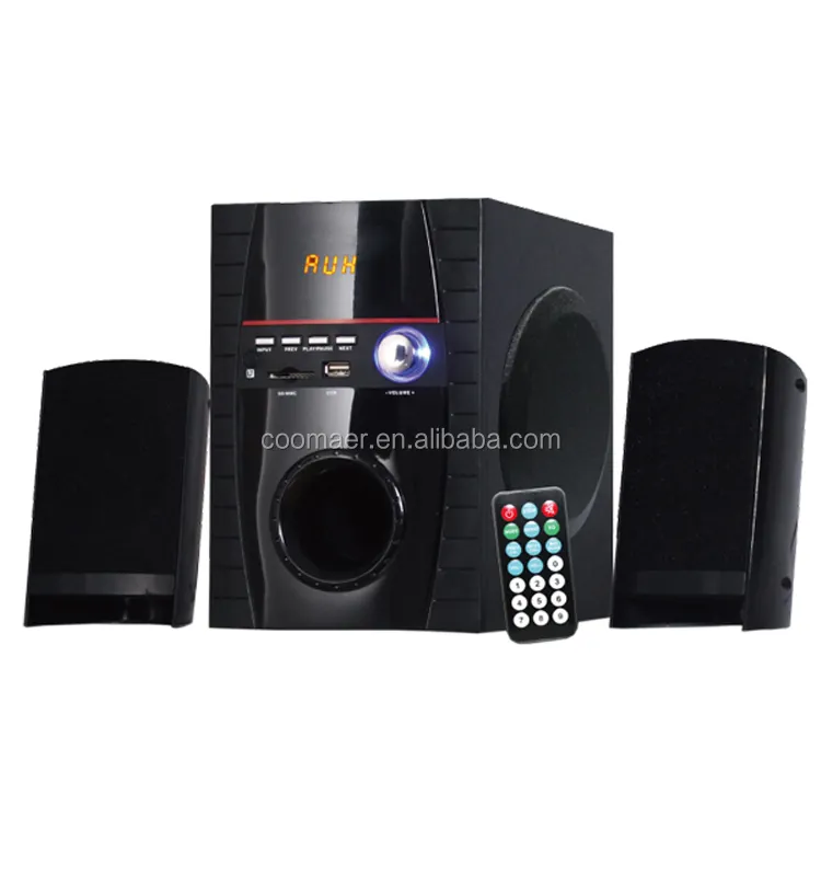 4 Inch Woofer Draagbare Usb Sd Fm Bt 2.1 Mini Mp3 Laptop 20W Subwoofer Speaker Box