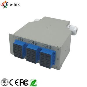 12 <span class=keywords><strong>Port</strong></span> DIN raylı SC Fiber optik sonlandırma kutusu