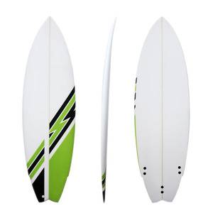 Renkli sörf tahtaları PU/fiberglas Surfboard epoksi reçine Surfboard