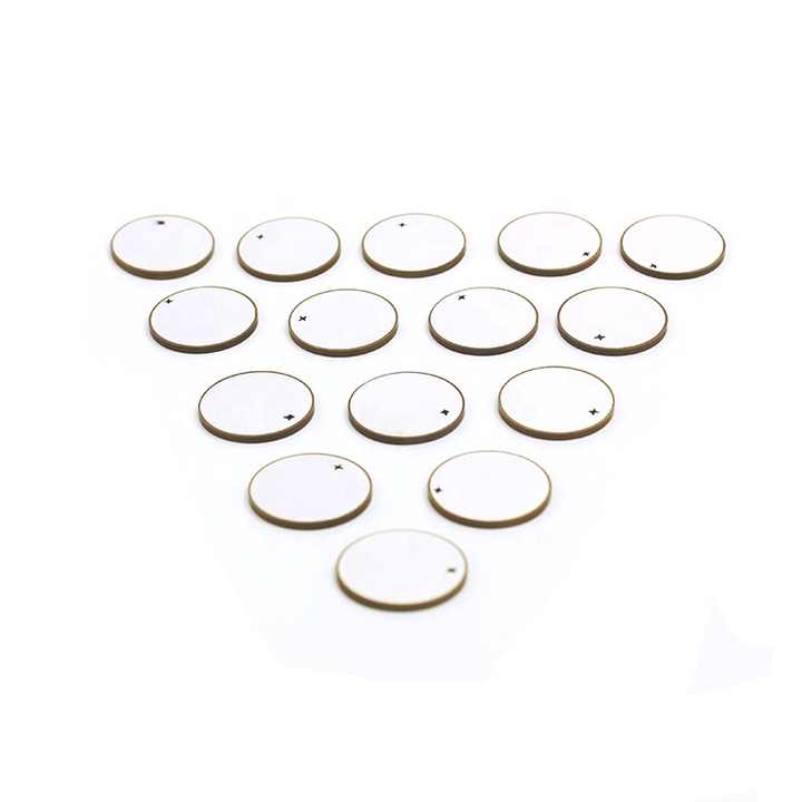 20mm Piezo element,20mm Piezo wandlers cheibe, OD20 * 1 MHz piezo elektrisches Keramik element für Ultraschall-Schönheits schaufel