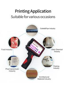 Neues Design Datums code Drucker Handheld Inkjet Ink Jet Drucker Codier maschine für Stoff