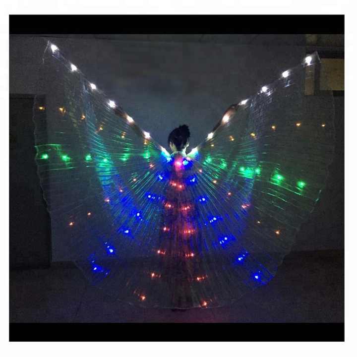 BestDance Belly Dance LED Isis Wings Costumes Festival Club Light up Show Isis Wings OEM