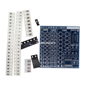 SMT SMD-Komponenten schweiß schweiß praxis Leiterplatten-Lötplatten-Kits Lüfter platine für elektronische Studenten lüfter