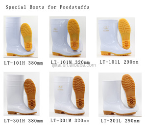 Uzun wellington su unisex uyluk yağmur pvc gumboots işçiler için inşaat erkekler için ücretsiz kargo - Product Image 2
