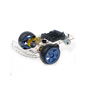 2WD Smart Robot Car Chassis Acryl 250 U/min Motor 12V 120:1 Kunststoff getriebe für DIY Education Robot Smart Car Kit - Product Image 3