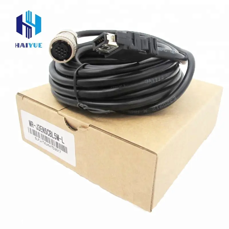 100% nuevo y original MITSUBISHI servo cable de conexión MR-J3ENSCBL5M-L