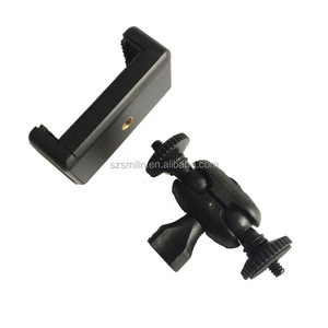 Smilin fabrika kamera Accessoires çift döner dağı ortak ile uzatılabilir kelepçe montaj için üzerinde akıllı kamera kafası - Product Image 1