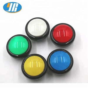 60mm Round <strong>Push</strong> <strong>Button</strong> <strong>Switch</strong> with 5V 12V LED Lamp for Coin Operated Game Machines