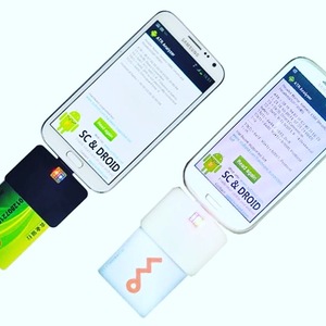 Android Mikro USB OTG İletişim akıllı IC kart Okuyucu
