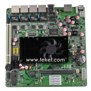 Firewall mini itx board D525MF mit 4 LAN 12V für netzwerk sicherheit <span class=keywords><strong>internet</strong></span> gerät router,firewall NAS lagerung/netzwerk server