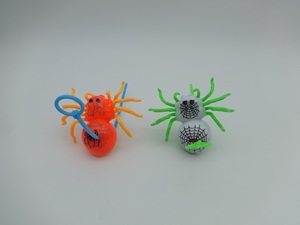 Tirez la ficelle Animal jouet en plastique araignée mobile jouet petite araignée en plastique - Product Image 4