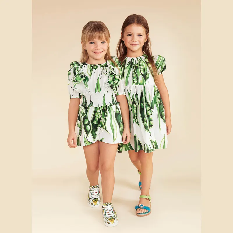 Oluşturulan özel marka premium çocuklar süslü elbise kostümleri