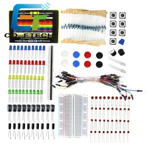 Starter Kit direnç/LED/kapasitör/aktarma kabloları/Breadboard kiti kutusu ile DIY için - Product Image 2