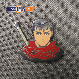 漫画アニメエナメルピンカスタマイズ可能なポリッシュメタリックアイアン亜鉛合金ソフト素材男型バッジパーソナライズ - Product Image 3