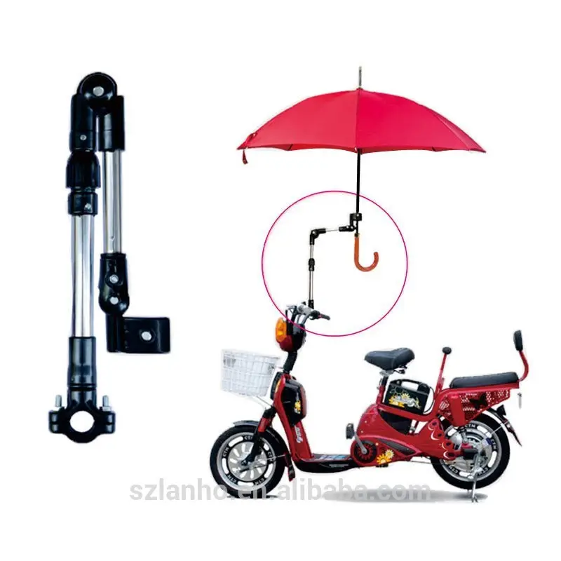 1 pièce, support de connecteur pour guidon de vélo électrique, parapluie réglable pour fauteuil roulant, nouveau