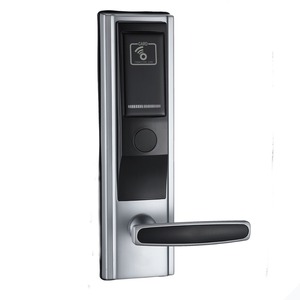 Temic 5557 &amp; 13.56mhz Card <strong>Key</strong> With Free Software Electronic Hotel <strong>Key</strong> Card Handle Door Locks - Product Image 1
