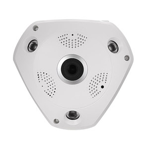 360度の視野角cctv 3D VR魚眼パノラマ<span class=keywords><strong>IP</strong></span>カメラ、3個のアレイ赤外線LED。20mナイトビジョン