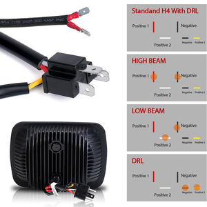 Çin Toptan Otomobil Aksesuarları Hi/Düşük Işın 45 W 5x7 inç <span class=keywords><strong>Led</strong></span> jeep için far Cherokee