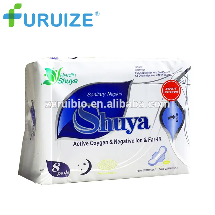 Serviettes hygiéniques Shuya pour femmes, pièces, tampons, serviettes hygiéniques