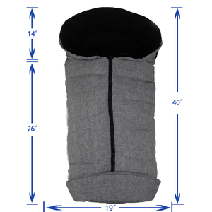 Unisex กลางน้ำหนัก <span class=keywords><strong>TOG</strong></span> 3.5ถุงนอนเด็ก Footmuff