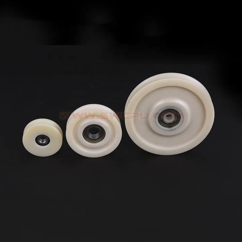 Customized 12 inch plastic nylon pulleys wheel for sale